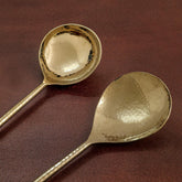 Norah gold hammered serving set of 2 - ellementry